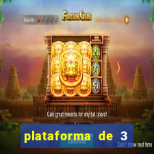 plataforma de 3 reais jogo